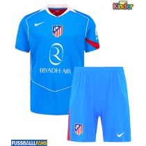 Atletico Madrid 3rd trikot Kinder 2025-26 Kurzarm (+ Kurze Hosen)